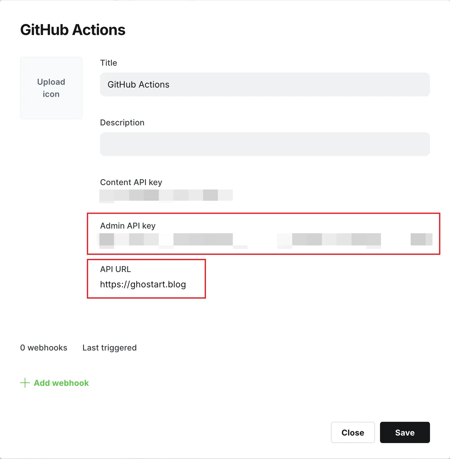 custom integration configs
